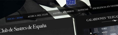 Diseño web del Club de Sastres de España