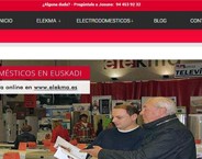 Diseño web de Elekma – Electrodomesticos baratos en Euskadi